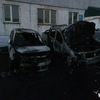 В ночь со вторника на среду на Карбышева, 46 сгорели два автомобиля. Фото предоставлено владельцем сгоревшего автомобиля Suzuki SX4 — newsvl.ru