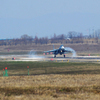 Су-30СМ приземляется на полосу — newsvl.ru