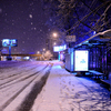 Дороги быстро покрылись слоем снега — newsvl.ru