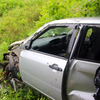 Водитель автомобиля Toyota Probox на одном из поворотов шаморовской трассы не справился с управлением, в результате машина слетела в кювет — newsvl.ru