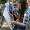 Во время фестивали воспитанники каждой школы искусств создали свой рисунок... — newsvl.ru