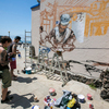 Стена «Пятого океана» на Спортивной набережной заиграла новыми красками — newsvl.ru
