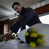 Тюльпаны упаковываются в бумагу по несколько штук — newsvl.ru