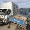 На гострассе М60 в районе остановки "5-й ключ" произошла авария с участием двух грузовых автомобилей — newsvl.ru
