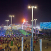 Олимпийский парк ночью — newsvl.ru