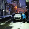 тротуары скользкие даже в центре города — newsvl.ru