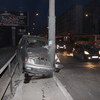 Водитель не справился с управлением и врезался в столб — newsvl.ru