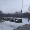 В Красноармейском районе начали строить временный мост через реку Маревка спустя полгода после обрушения переправы