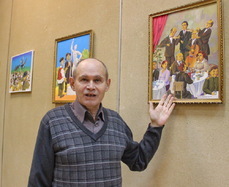 От талмуда - до харчевни: в Биробиджане открылась персональная выставка Владислава Цапа 