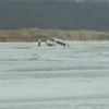 Микроавтобус провалился под лед в Шкотовском районе (ФОТО)