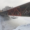 На месте обрушившегося моста через реку Маревка смонтировали временную переправу  — newsvl.ru