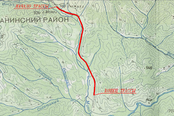 Карта поселка ванино