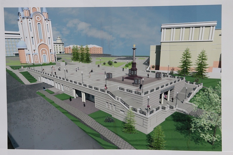 Площадь воинской славы хабаровск