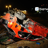 Ночью на Русском острове столкнулись Mazda Familia и Honda Civic — пострадали два человека (ФОТО)