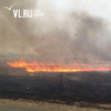 На юге Приморья для борьбы с пожарами жгут сухую траву под контролем МЧС