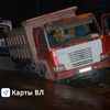 На Светланской в районе ДВПИ грузовик Howo застрял в грязи (ФОТО)