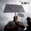 Работники Владивостокского бутощебеночного завода вышли на митинг против закрытия предприятия (ФОТО)