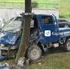 На Магнитогорской грузовик врезался в дерево — водитель погиб (ФОТО)