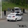На Русском острове полицейские задержали водителя Hiace, пытавшегося скрыться от погони