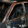 Ночью во Владивостоке неизвестные подожгли два автомобиля