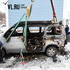 Ночью во Владивостоке горели два автомобиля (ФОТО)