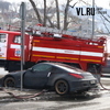 В районе Седанки столкнулись спортивный автомобиль и два внедорожника (ФОТО)