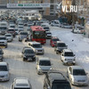 Дороги утреннего Владивостока сковали пробки