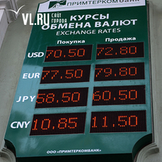 Курс обмена валют банки владивосток почему криптовалюта растет ночью