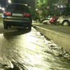 На улице Надибаидзе ночью произошел прорыв водопровода (ФОТО)