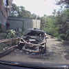 Во Владивостоке неизвестные подожгли Mercedes