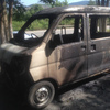 Во Владивостоке неизвестные сожгли микроавтобус