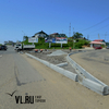 Во Владивостоке огораживают бордюрами островки безопасности (ФОТО)
