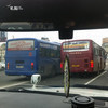 Во Владивостоке водитель маршрутного автобуса через двойную сплошную выехал на встречную полосу (ФОТО)