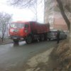 ДТП парализовало движение автомобилей по улице Тунгусской (ФОТО)