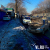 На Фадеева автомобиль влетел на тротуар и сбил пешехода (ФОТО)
