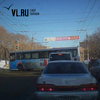 Водитель автобуса развернулся на пешеходном переходе на Русской (ВИДЕО)