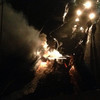 Автомобиль «Мерседес» сгорел ночью на Крыгина (ФОТО; ВИДЕО)