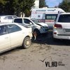 ДТП с участием трех машин стало причиной пробки на улице Постышева (КАРТА)