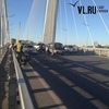 Авария на Золотом мосту стала причиной внушительной пробки (ФОТО)