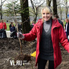 «Аллею Мечты» заложили более 60 семей Владивостока, посадив именные деревья
