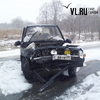 В районе поселка Кневичи произошло лобовое столкновение Suzuki Escudo и Toyota Crown (ФОТО)