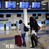 В аэропорт Владивостока с опозданием прибывают авиарейсы из Москвы и Южно-Сахалинска