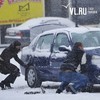 ГИБДД Владивостока: многие водители города оказались не готовы к первому снегу