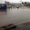 Утренний ливень вызвал подтопление низинных районов Владивостока (ВИДЕО)