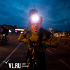 Во Владивостоке «Час Земли» отметили «живыми шашками» и велопробегом (ФОТО)
