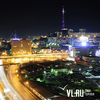 Ночной Владивосток: вид с высотки на Некрасовской