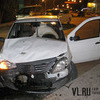 Во Владивостоке на улице Суханова столкнулись три автомобиля (ФОТО)