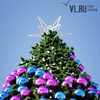 Главная елка Владивостока украсилась шарами и гирляндами (ФОТО)