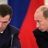 Разрыв между Путиным и Медведевым в ТОПе российских политиков сократился до минимума