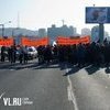 Собравшиеся на митинг жители Кировского протестовали против милицейского произвола